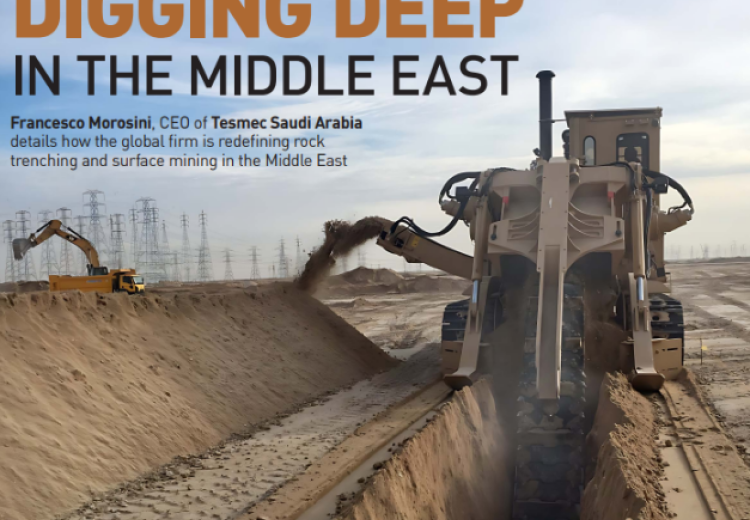 Construction week magazine: digging deep in the Middle East